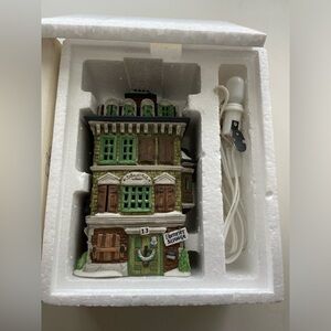 Heritage Village Collection The Flat of Ebenezer Scrooge Vintage, 1989 Christmas